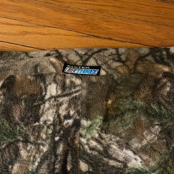 Fleece camouflage hunting pants - Picture 6 of 7